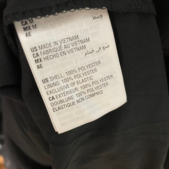 Bar iii Black Cocktail Party Dress Deep V Sheer Sleeves Shimmer NYE NWT M - Picture 10 of 10